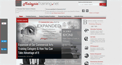 Desktop Screenshot of malaysiatraining.net